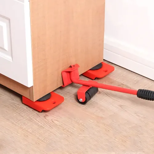 Moving Helpers, підіймачі для важких меблів, набір для переміщення меблів, важких предметів, 5 шт., червоний - фото 8