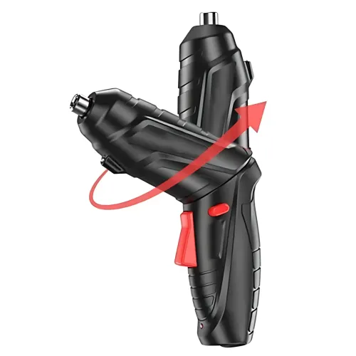 Акумуляторний шурупокрут 3.6 V 1800 мА·год USB, 47-в-1: реверс, LED-підсвітка, кейс, насадки, викрутка-дриль - фото 2