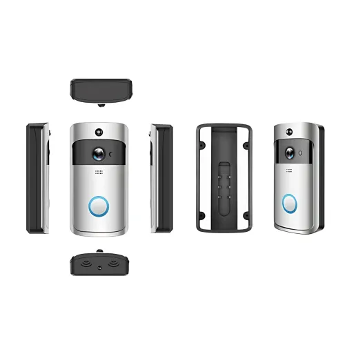 Відеодомофон Wi-Fi V5 720P з нічним баченням, датчиком руху, акумулятором, голосовим викликом - фото 3