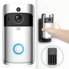 Видеодомофон Wi-Fi V5 720P с ночным видением, датчиком движения, аккумулятором, голосовым вызовом