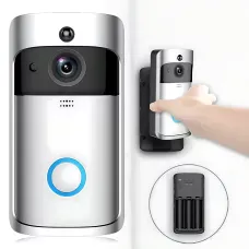 Відеодомофон Wi-Fi V5 720P з нічним баченням, датчиком руху, акумулятором, голосовим викликом
