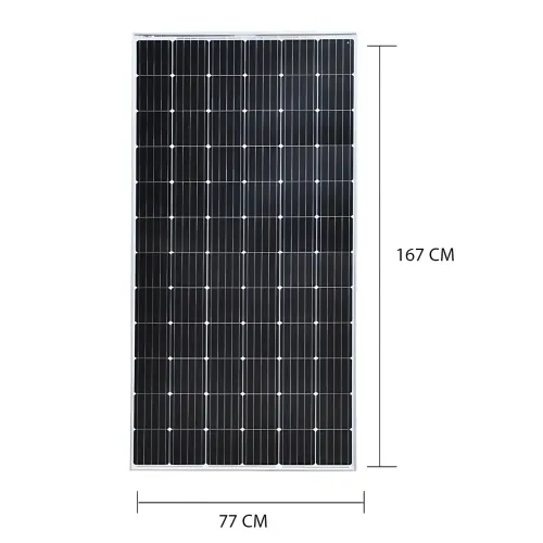 Сонячна панель Wimpex WX-25000, 250 W, 36.04V, 6.94A — монокристалічна, для акумуляторів, 167х77 см - фото 7