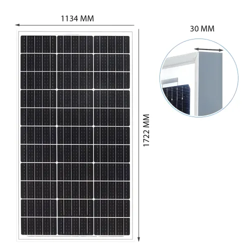 Солнечная панель Wimpex WX-45000, 450W, 38.85V, 11.6A, монокристаллическая, алюминиевая рамка, 1722×1134×30 мм - фото 7