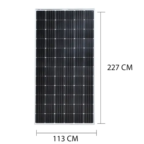 Солнечная панель Wimpex WX-58000 580W, 51.02V, 11.46A – монокристаллический модуль, 227×113×3.0 см - фото 8