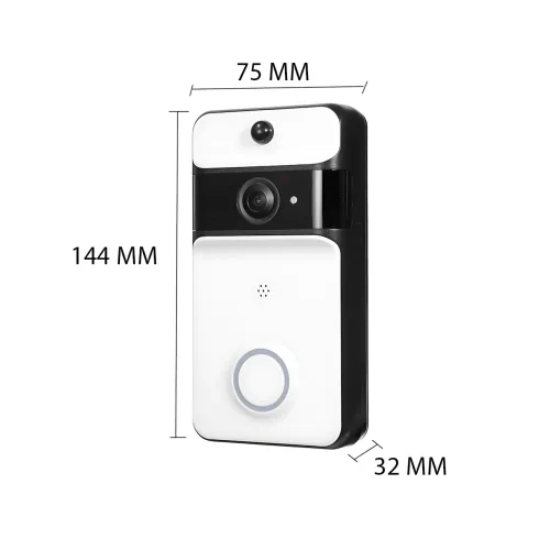 UKC Falipsee M5 — IP відеодомофон HD Wi-Fi накладний, кут 166°, IP53, нічне бачення, 2-сторонній звук - фото 8