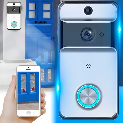 UKC Falipsee M5 — IP відеодомофон HD Wi-Fi накладний, кут 166°, IP53, нічне бачення, 2-сторонній звук