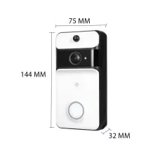 UKC Falipsee M5 - IP видеодомофон HD Wi-Fi накладной, угол 166°, IP53, ночное видение, 2-сторонний звук