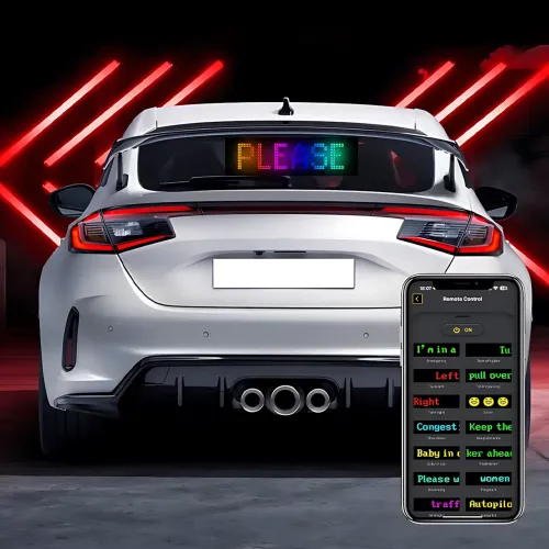 Светодиодный гибкий дисплей ART-0567, RGB, Bluetooth, пульт, Type-C, водонепроницаемый, 59.5×12 см - фото 6