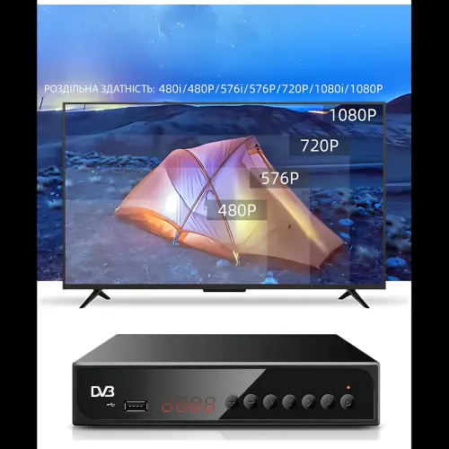 Цифрова приставка DVB-T2 T15 в металевому корпусі з Wi-Fi, дисплеєм, підтримкою Full HD 1080p, Dolby AC3 - фото 5