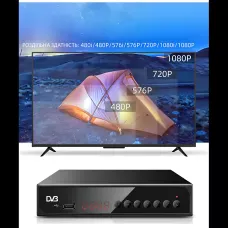 Цифрова приставка DVB-T2 T15 в металевому корпусі з Wi-Fi, дисплеєм, підтримкою Full HD 1080p, Dolby AC3