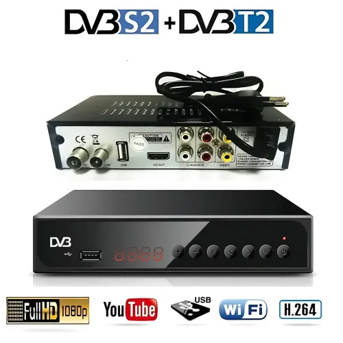 Цифрова приставка DVB-T2 T15 в металевому корпусі з Wi-Fi, дисплеєм, підтримкою Full HD 1080p, Dolby AC3 - фото 4