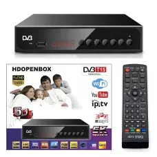 Цифрова приставка DVB-T2 T15 в металевому корпусі з Wi-Fi, дисплеєм, підтримкою Full HD 1080p, Dolby AC3
