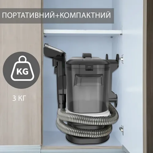 Мийний пилосос Powermac H6, портативний, 600 Вт, баки для чистої та брудної води з фільтрацією - фото 10