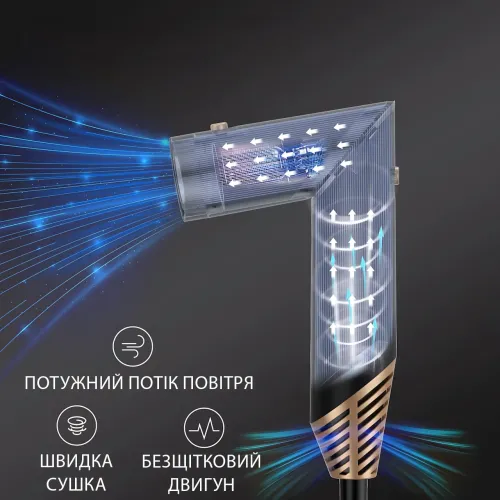 Hot Air Styler 6-в-1 — багатофункціональна фен-розчіска: сушить, укладає, завиває та згладжує, іонізація - фото 12