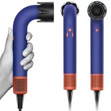 Фен-стайлер DYS Supersonic LY-201, 1200 Вт, 3 температури, 3 швидкості, холодний обдування, синій
