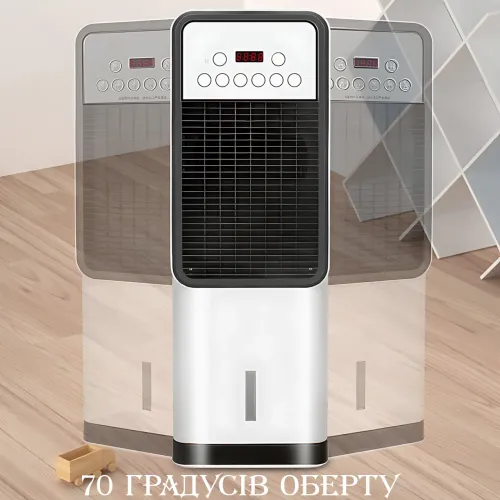 Кондиціонер з обігрівом і зволоженням Zepline ZP-107, 3500 Вт/1200 Вт, бак 5 л, на площу до 20 м2, сенсор - фото 8