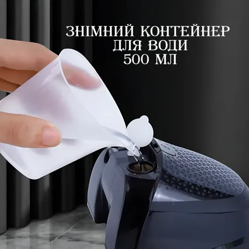 Ручний відпарювач Zepline ZP-206 3000 Вт, вертикальний, кераміка, 500 мл, захист від крапель, нагрівання 35 сек Синій - фото 12
