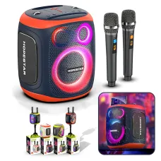 Бездротова Bluetooth-колонка Hopestar Party 130, 120 Вт, 22000 мА·год, 2 мікрофони, караоке, TWS, LED, IPX5