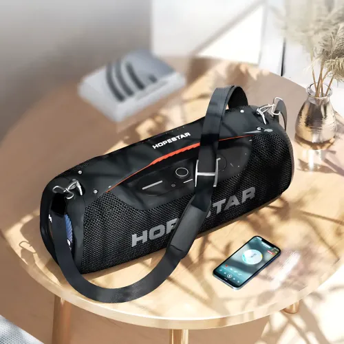 Беспроводная Bluetooth колонка Hopestar A60 100 Вт с микрофоном, TWS, RGB-подсветкой, защитой IPX6, с караоке - фото 2