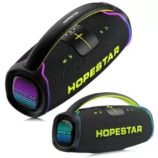 Портативна Bluetooth-колонка Hopestar A65 300 Вт з мікрофоном, акумулятором, RGB, TWS, IPX6, USB/TF/AUX