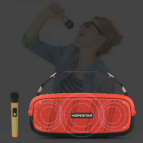 Портативна Bluetooth-колонка Hopestar A20 PRO з мікрофоном, Power Bank, вологозахистом IPX6, 55 Вт, АКБ - фото 14
