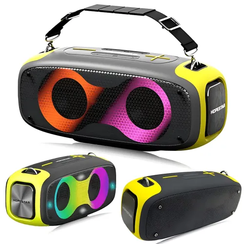 Портативна Bluetooth-колонка Hopestar A30 Party 70Вт, TWS, RGB-підсвітка, IPX6, 8800 мА·год, AUX, USB, BT 4.0