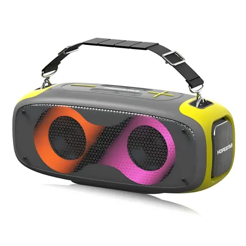 Портативна Bluetooth-колонка Hopestar A30 Party 70Вт, TWS, RGB-підсвітка, IPX6, 8800 мА·год, AUX, USB, BT 4.0 Сірий - фото 2