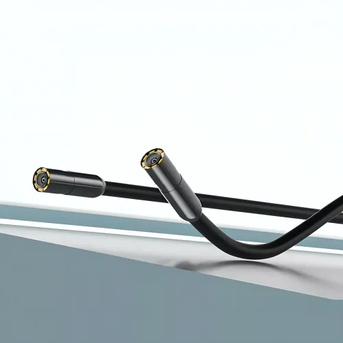 Ендоскоп з екраном RIAS P230, кабель 5 м, 8 мм камера, 8 LED, жорсткий дріт, IP68, автономний (батарейки) - фото 6