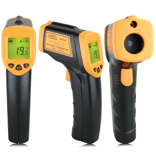 Інфрачервоний безконтактний пірометр Temperature AR-360 (-50 до +420 °C) з лазерним прицілом, підсвіткою