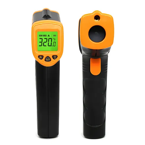 Інфрачервоний безконтактний пірометр Temperature AR-360 (-50 до +420 °C) з лазерним прицілом, підсвіткою - фото 8