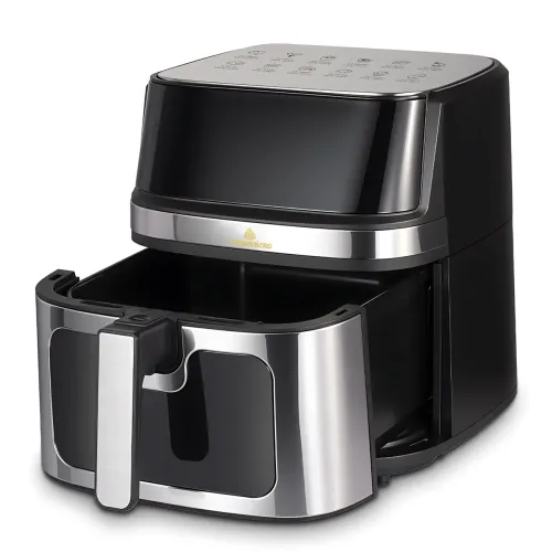 Аерофритюрниця Crownberg CB-5555, 8.5 л, 2000 Вт, із сенсорним керуванням, дисплеєм і оглядовим віконцем - фото 4