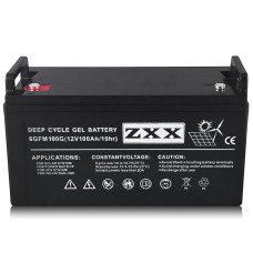 Гелевий акумулятор ZXX 12 В 100 Ah AGM Gel, необслуговуваний, низький саморозряд, для ДБЖ, електромобілів