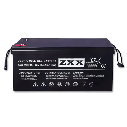 Гелевий акумулятор ZXX 12 V 250 Ah — необслуговуваний, герметичний, глибокого розряджання, для ДБЖ, авто, човнів - фото 2