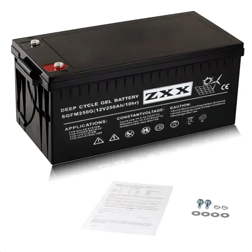 Гелевий акумулятор ZXX 12 V 250 Ah — необслуговуваний, герметичний, глибокого розряджання, для ДБЖ, авто, човнів - фото 14