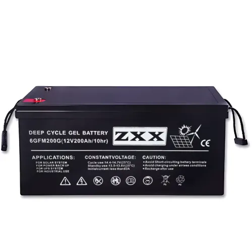 Гелевый аккумулятор ZXX 12V 200Ah герметичный, глубокого цикла, для солнечных панелей, ИБП, кемпинга - фото 2