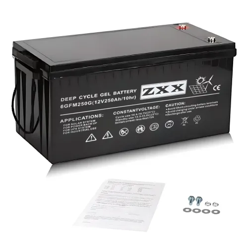 Гелевый аккумулятор ZXX 12V 200Ah герметичный, глубокого цикла, для солнечных панелей, ИБП, кемпинга - фото 8