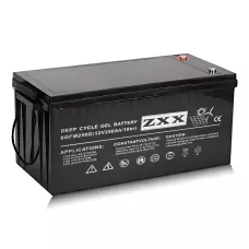 Гелевий акумулятор ZXX 12 V 200 Ah герметичний, глибокого циклу, для сонячних панелей, ДБЖ, кемпінгу