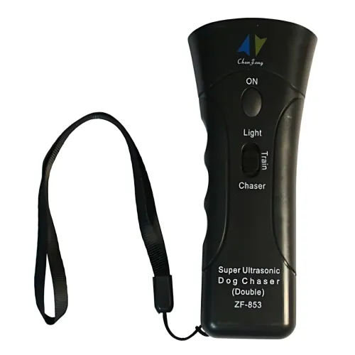 Відлякувач собак ZF 853E/5039 Super Ultrasonic Dog Chaser 3в1 — ультразвук 25 кГц, лазер, ліхтарик, до 5 м - фото 4