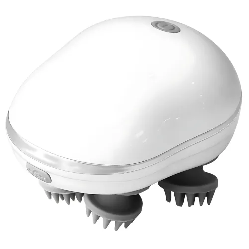 Масажер для шкіри голови з червоним світлом Smart Scalp, USB, бездротовий, водонепроникний - фото 5