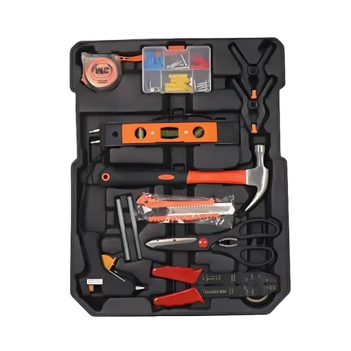 Професійний набір інструментів Tool Set 235 в алюмінієвій валізі на колесах, хромо-ванадієва сталь - фото 10