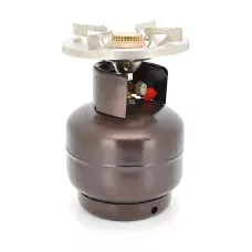 Газовый баллон iPRAGAZ 5.8 л с вентилем, баллон кемпинговый, с горелкой (СУГ), Турция