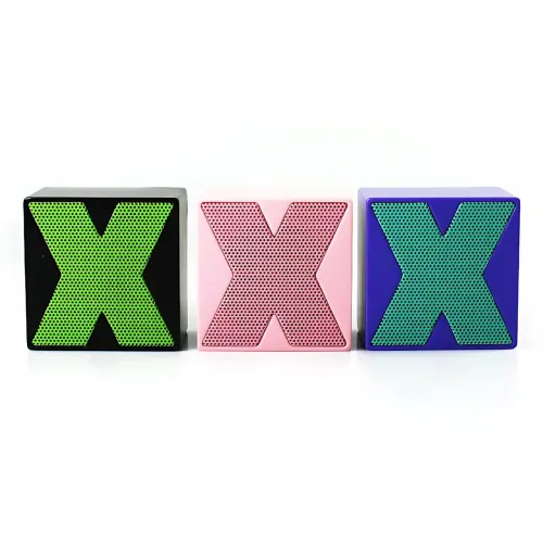 Bluetooth-колонка X1 Mini з мікрофоном, Bluetooth 5.0, стереозвуком і USB-C зарядкою, 400 мА·год Фіолетовий - фото 8