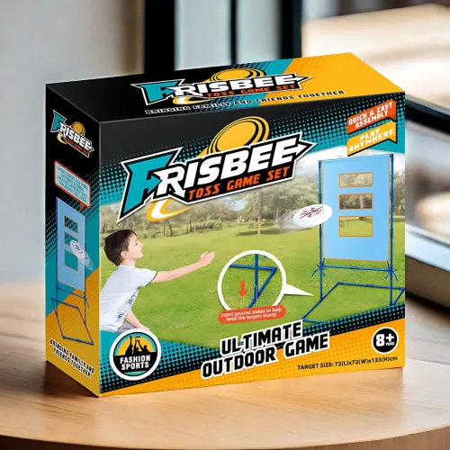 Игровой набор фрисби с мишенью, стойка Frisbee с отверстием, метание дисков, активная игра для улицы и дома - фото 16