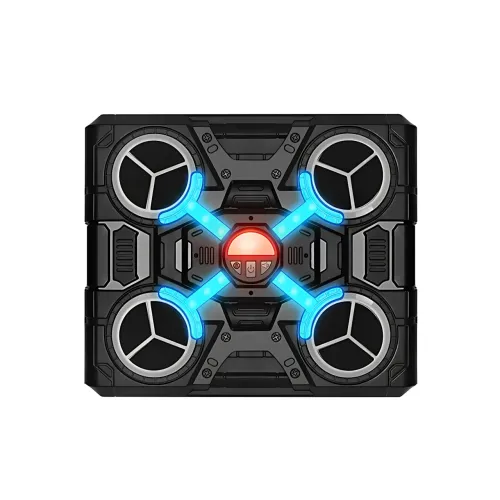 Музичний боксерський тренажер Iron Man 4 цілі з LED-підсвіткою, музикою й USB-зарядкою, настінний - фото 6