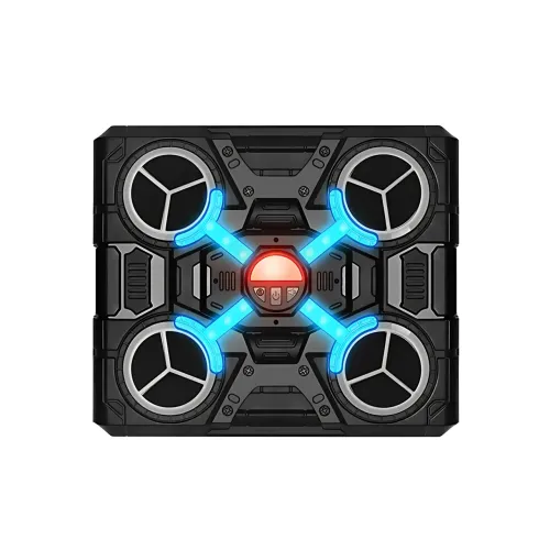 Музыкальный боксерский тренажер Iron Man 4 цели с LED-подсветкой, музыкой и USB-зарядкой, настенный - фото 11
