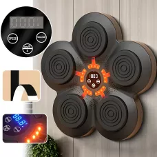 Музыкальный боксерский тренажер «Ромашка» с Bluetooth, 5 мишеней, LED-подсветка, 9 режимов, сенсорная мишень