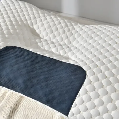 Ортопедическая подушка Casual 63×37 см, средняя жесткость, холлофайбер, анатомическая поддержка шеи, белый - фото 4