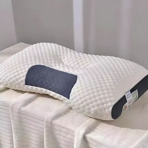 Ортопедическая подушка Casual 63×37 см, средняя жесткость, холлофайбер, анатомическая поддержка шеи, белый - фото 2