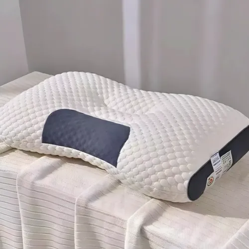 Ортопедическая подушка Casual 63×37 см, средняя жесткость, холлофайбер, анатомическая поддержка шеи, белый - фото 2