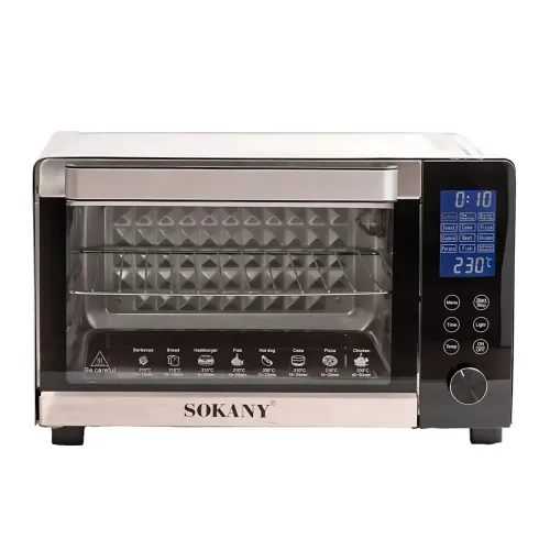 Электрическая настольная духовка Sokany SK-10009, 35 л, 1500 Вт, конвекция, гриль, таймер, белый - фото 3